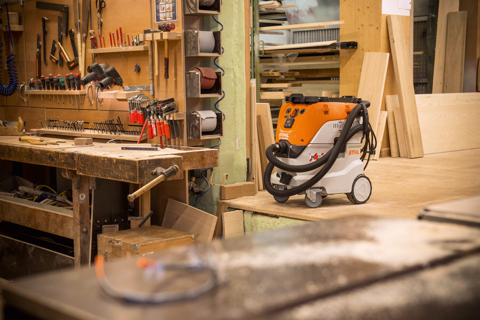 Прахосмукачка за сухо и мокро почистване STIHL SE 133 ME в сервиз